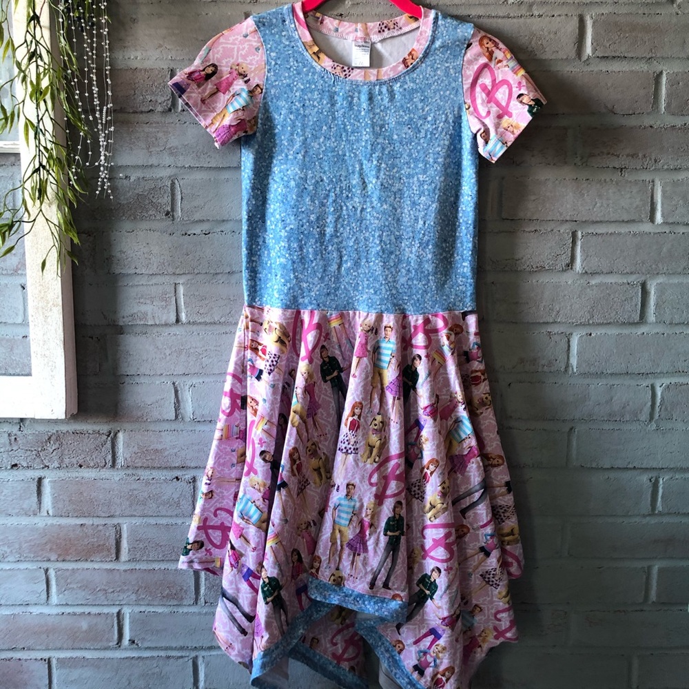Girls Custom Barbie Dress Size 10